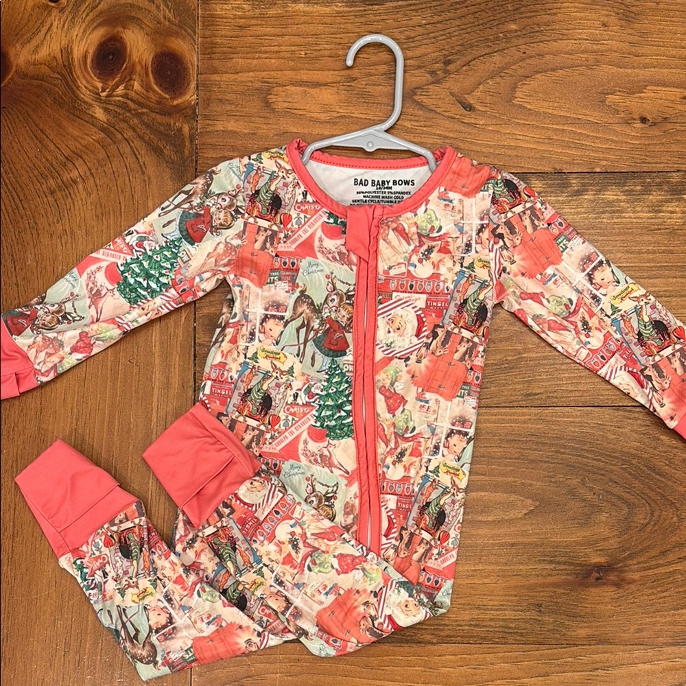 Bamboo Baby Christmas PJs